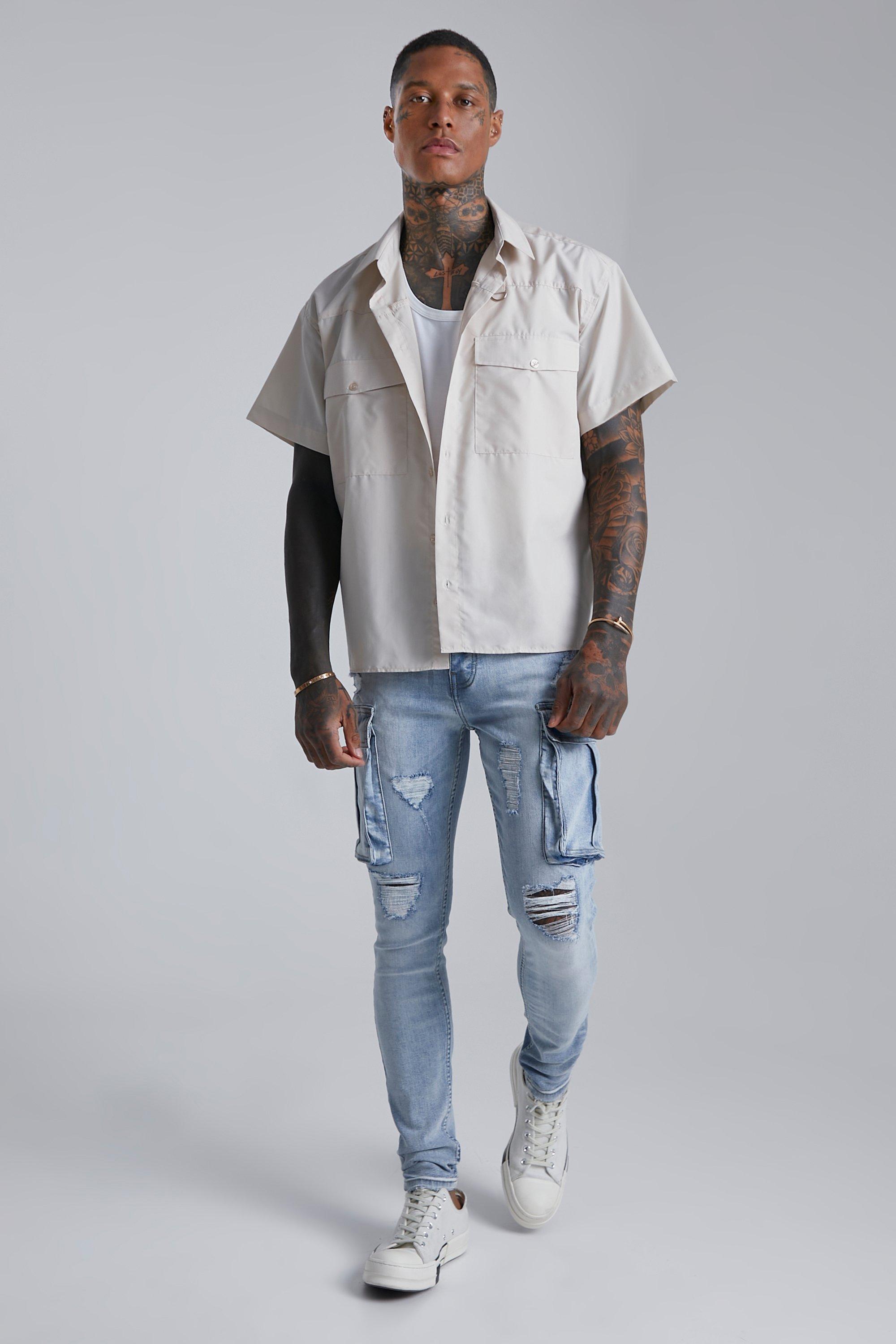 Boohoo white jeans shop